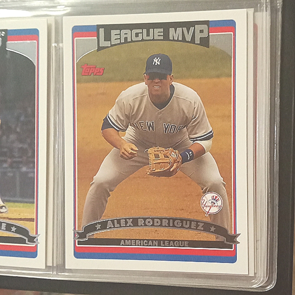 League MVP 2006 Alex Rodriguez TOPPS baseball card #262 A-ROD GEM MINT